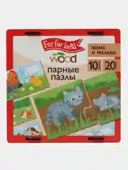 Развивающие деревянные парные пазлы для малышей Мама и малыш (20 элементов)
