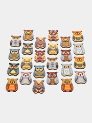 Настольная деревянная игра Мемо Совы (24 фишки в коробке)