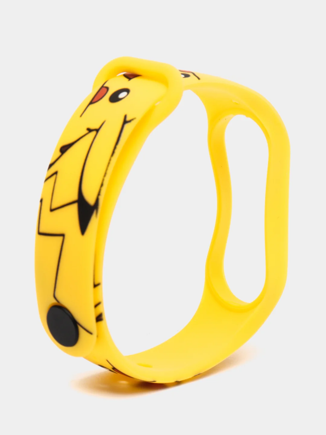 Желтый ремешок для Xiaomi Mi Band 3/4/5/6/7 с рисунком