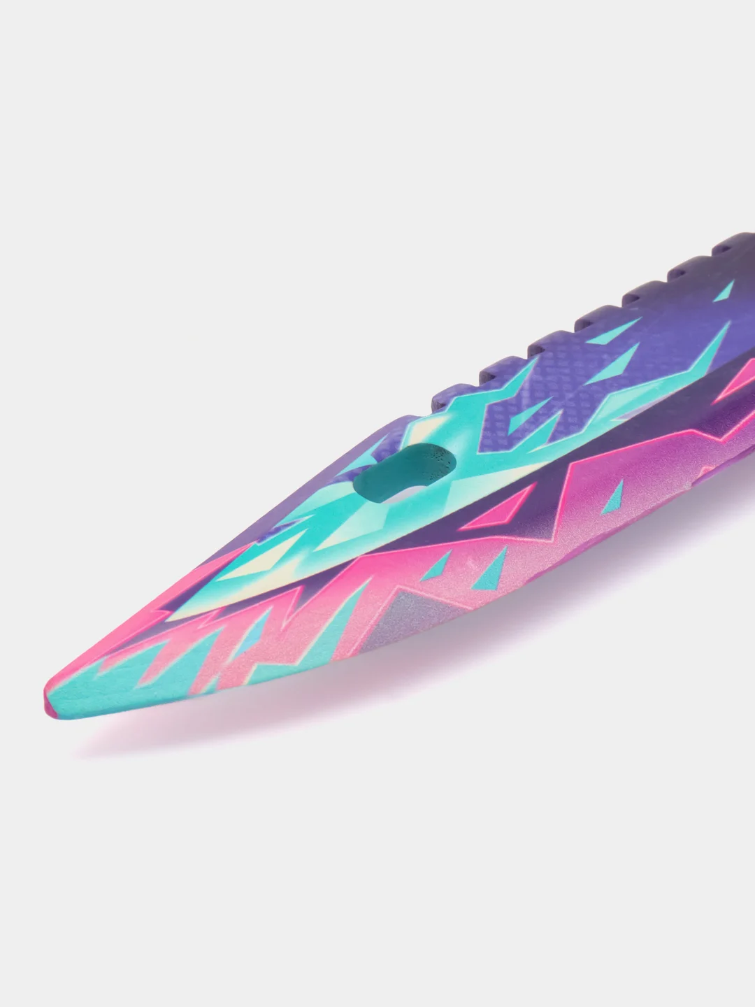 Аметистовый деревянный заточенный Штык-нож М9 Bayonet, Цифровой всплеск, Драгон гласс, Скретч