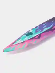 Аметистовый деревянный заточенный Штык-нож М9 Bayonet, Цифровой всплеск, Драгон гласс, Скретч