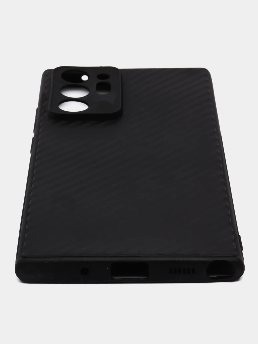 Чехол Samsung Note 20 матовый карбон