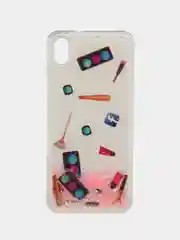 Чехол силиконовый Xiaomi redmi 7A силиконовый жидкие блестки