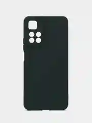 Тёмно-зелёный чехол силиконовый Xiaomi Note 11 pro plus  5G матовый с защитой камеры