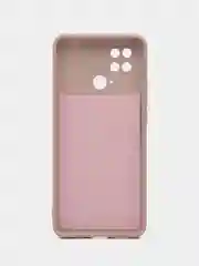 Бежевый чехол силиконовый Xiaomi POco 40/redmi 10C матовый с защитой камеры