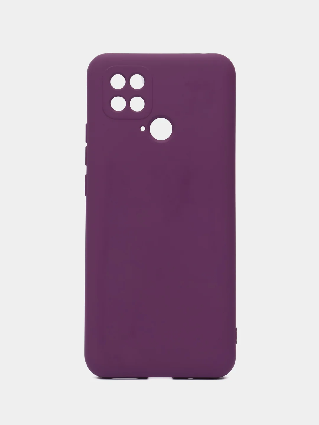 Пурпурный чехол силиконовый Xiaomi POco 40/redmi 10C матовый с защитой камеры