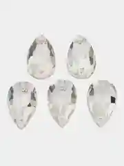 Прозрачный стразы стеклянные пришивные Pellosa Капля, Корея