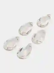 Прозрачный стразы стеклянные пришивные Pellosa Капля, Корея