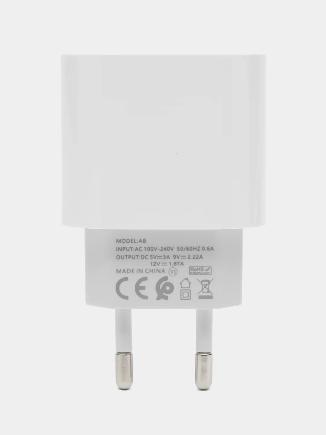 Белый блок питания для быстрой зарядки 20W USB Type-С, зарядное устройство для Андроид