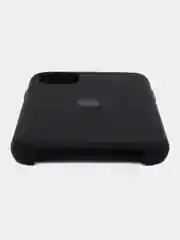 Черный чехол силиконовый Silicone Case iPhone 11, открытый низ