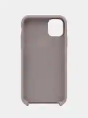 Бежевый меланж чехол силиконовый Silicone Case iPhone 11, открытый низ
