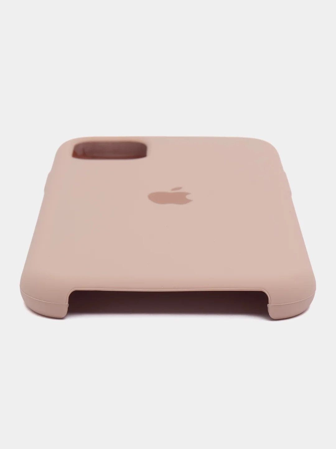 Песочный хаки чехол силиконовый Silicone Case iPhone 11, открытый низ