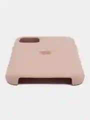 Песочный хаки чехол силиконовый Silicone Case iPhone 11, открытый низ