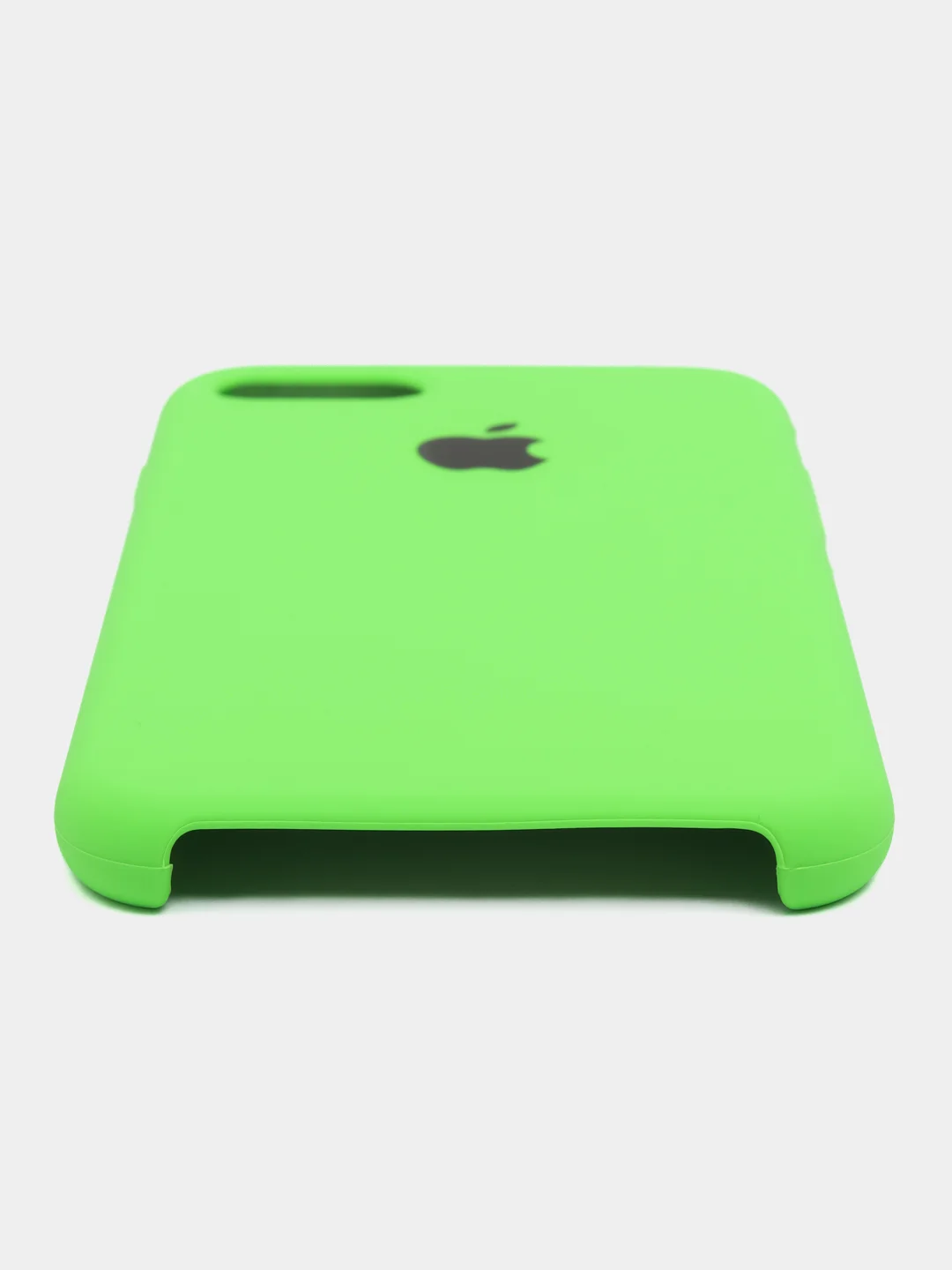 Лайм чехол силиконовый Silicone Case iPhone 7/ iPhone 8/ iPhone SE2020, открытый низ
