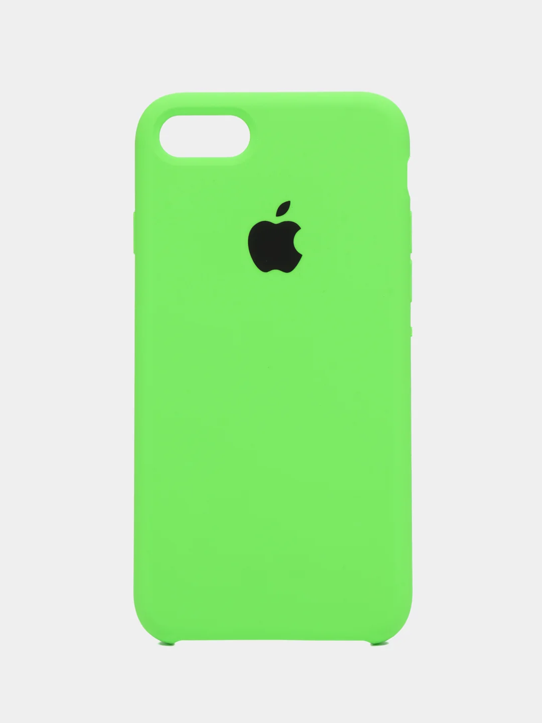 Лайм чехол силиконовый Silicone Case iPhone 7/ iPhone 8/ iPhone SE2020, открытый низ