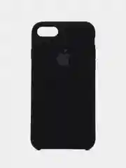Черный чехол силиконовый Silicone Case iPhone 7/ iPhone 8/ iPhone SE2020, открытый низ