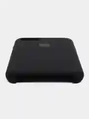 Черный чехол силиконовый Silicone Case iPhone 7/ iPhone 8/ iPhone SE2020, открытый низ