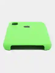 Лайм чехол силиконовый Silicone Case iPhone XR, открытый низ