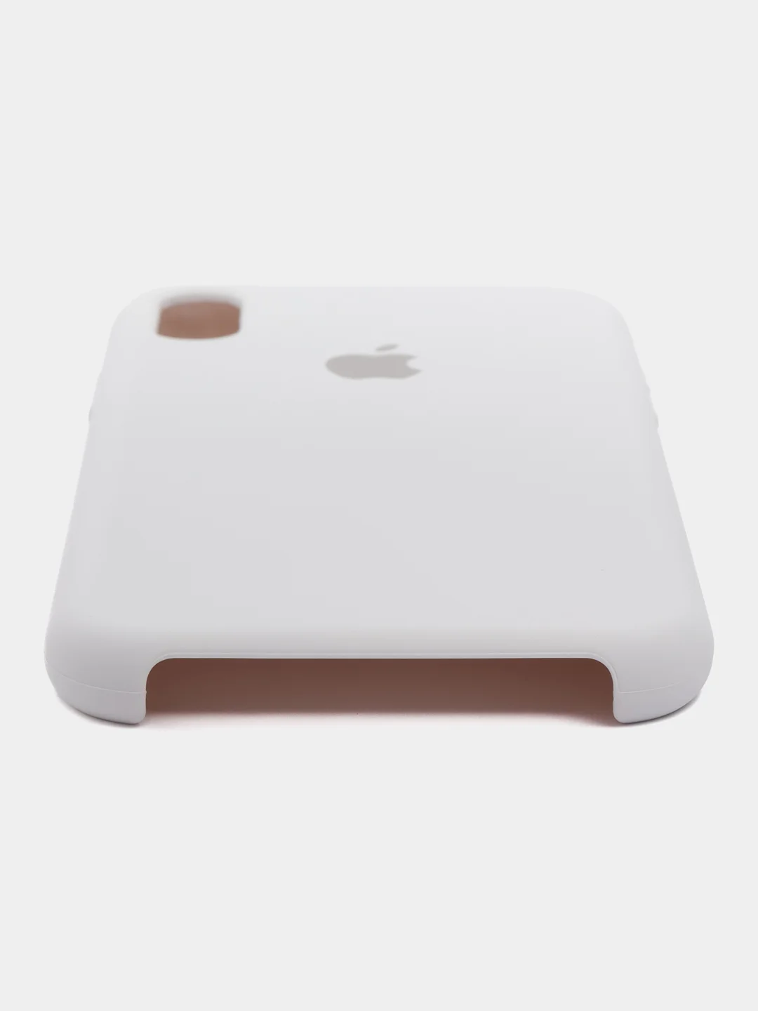 Чехол силиконовый Silicone Case iPhone XR, открытый низ