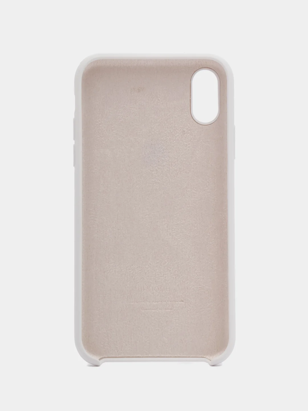 Чехол силиконовый Silicone Case iPhone XR, открытый низ