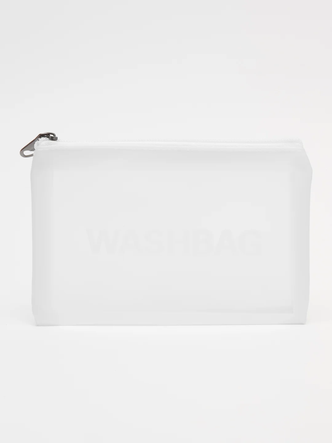 Белый косметичка дорожная Washbag, водонепроницаемая, размер 17*2*12 см