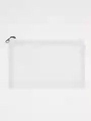 Белый косметичка дорожная Washbag, водонепроницаемая, размер 17*2*12 см