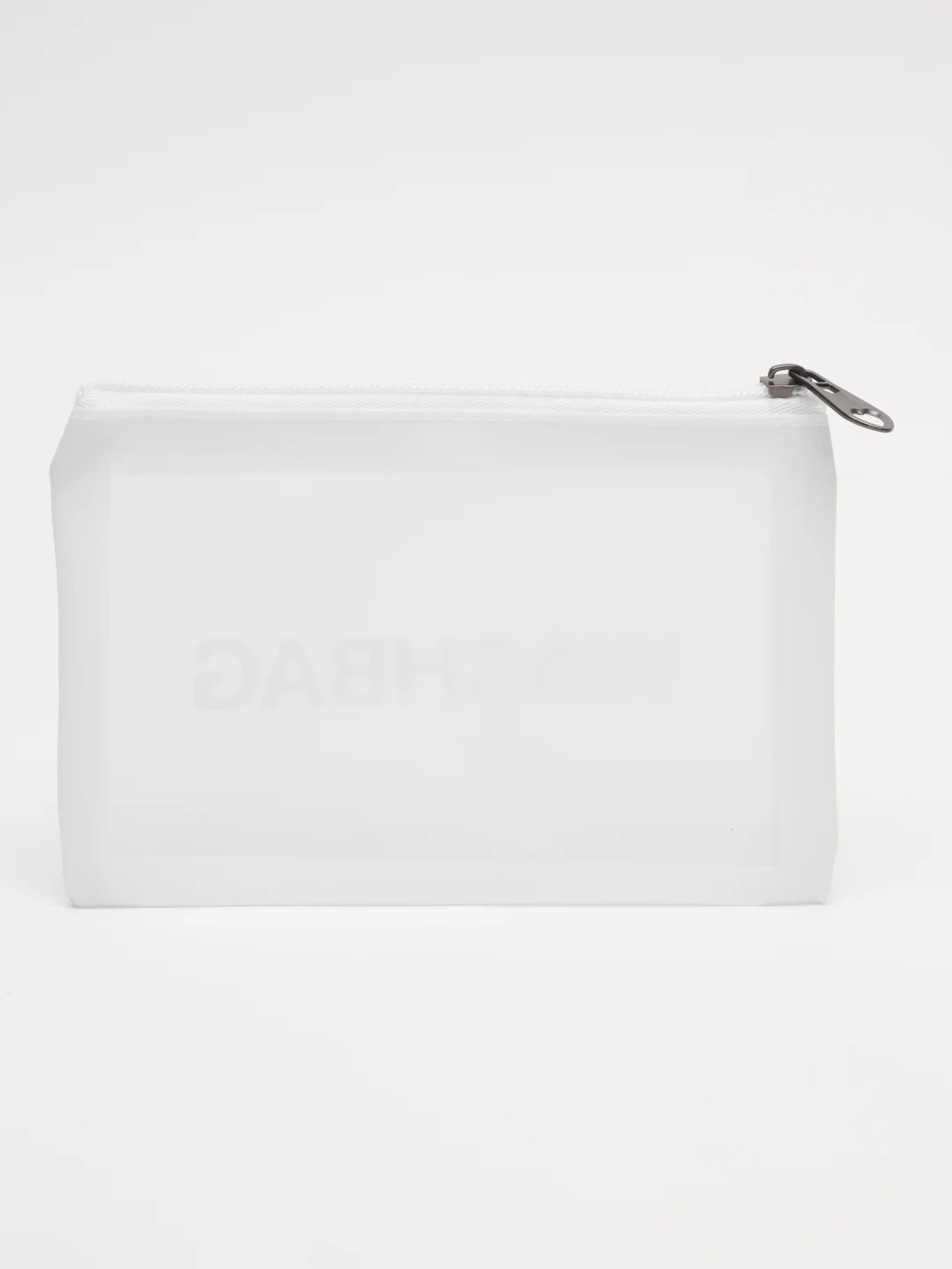 Белый косметичка дорожная Washbag, водонепроницаемая, размер 17*2*12 см