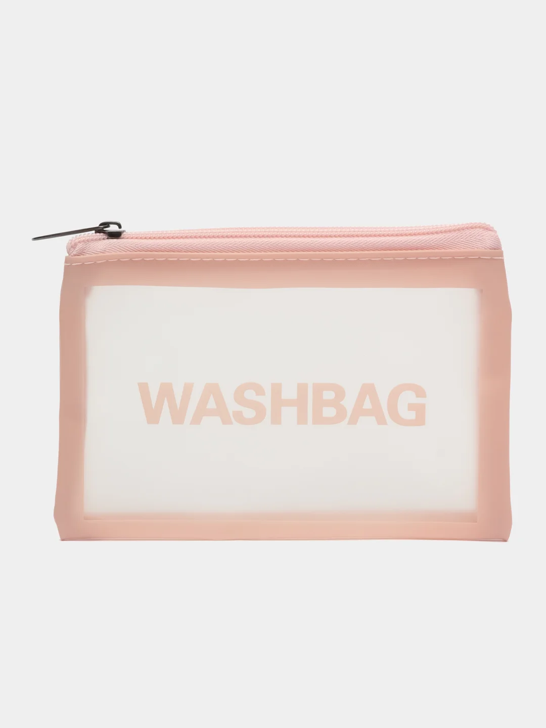 Розовый косметичка дорожная Washbag, водонепроницаемая, размер 17*2*12 см