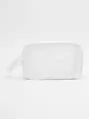 Белый косметичка дорожная Washbag, водонепроницаемая, размер 21 х 13 х 8 см