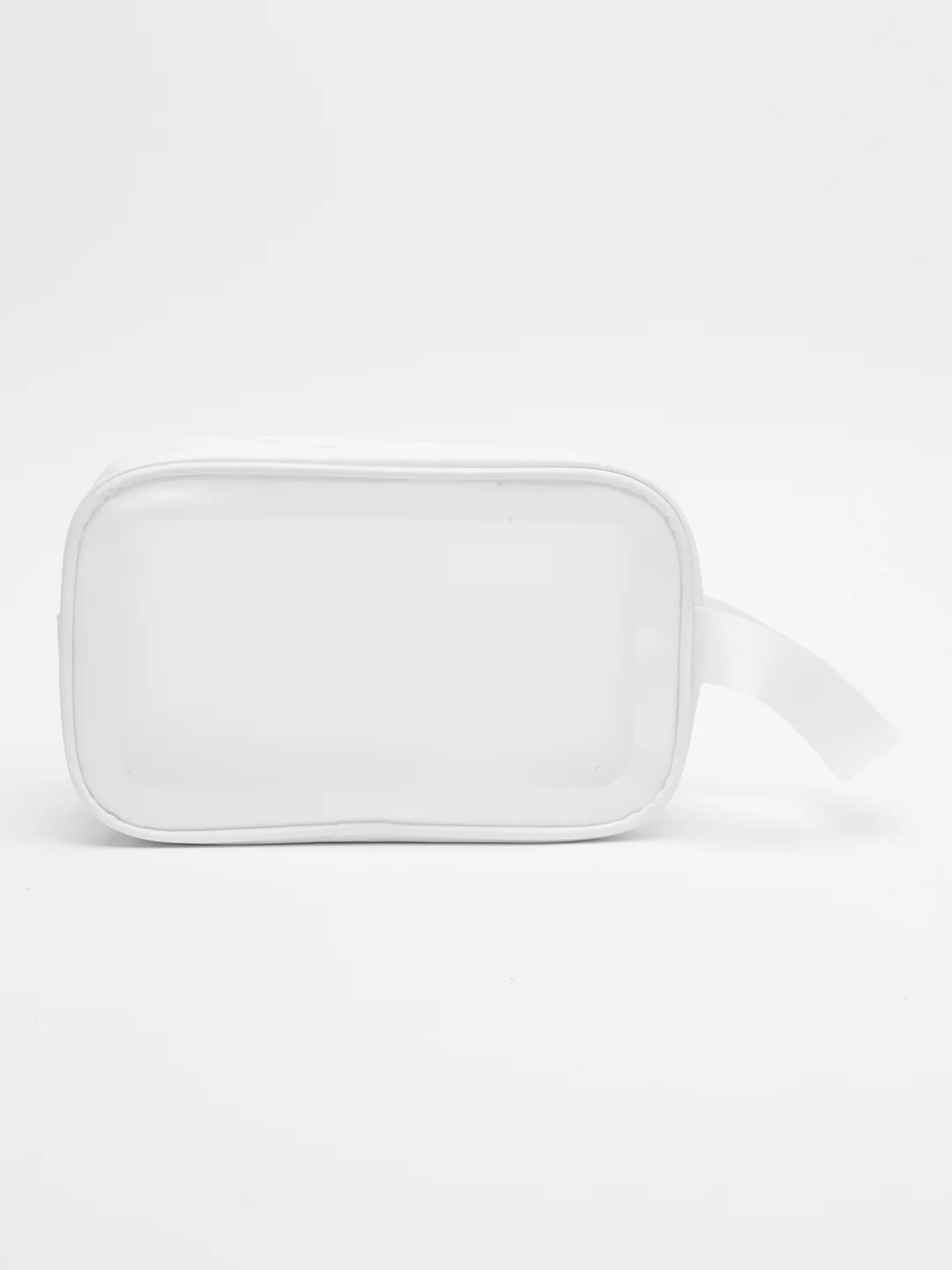 Белый косметичка дорожная Washbag, водонепроницаемая, размер 21 х 13 х 8 см