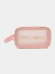 Розовый косметичка дорожная Washbag, водонепроницаемая, размер 21 х 13 х 8 см