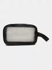 Черный косметичка дорожная Washbag, водонепроницаемая, размер 21 х 13 х 8 см