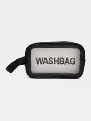 Черный косметичка дорожная Washbag, водонепроницаемая, размер 21 х 13 х 8 см