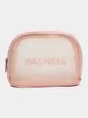 Розовый косметичка дорожная Washbag, водонепроницаемая, размер 20 х 14 х 8 см