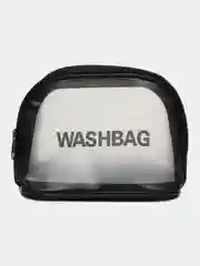 Черный косметичка дорожная Washbag, водонепроницаемая, размер 20 х 14 х 8 см