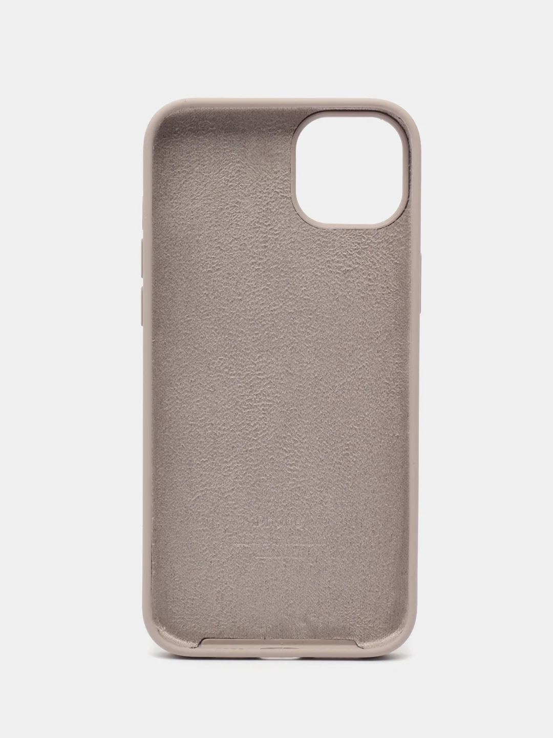Бежевый меланж чехол силиконовый Silicone Case iPhone 14 / 14 Plus / 14 Pro / 14 Pro Max, закрытый низ