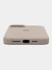 Бежевый меланж чехол силиконовый Silicone Case iPhone 14 / 14 Plus / 14 Pro / 14 Pro Max, закрытый низ