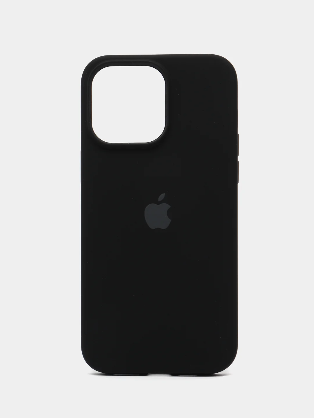 Черный чехол силиконовый Silicone Case iPhone 14 / 14 Plus / 14 Pro / 14 Pro Max, закрытый низ