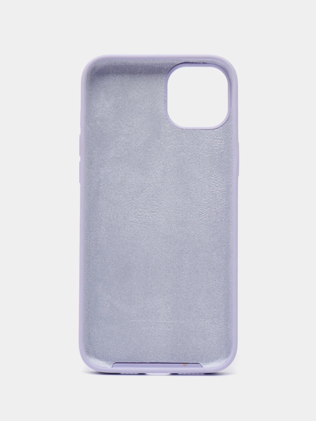 Лавандовый чехол силиконовый Silicone Case iPhone 14 / 14 Plus / 14 Pro / 14 Pro Max, закрытый низ
