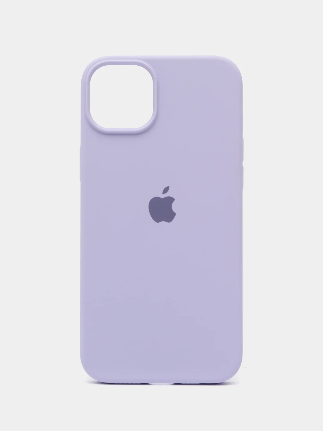 Лавандовый чехол силиконовый Silicone Case iPhone 14 / 14 Plus / 14 Pro / 14 Pro Max, закрытый низ