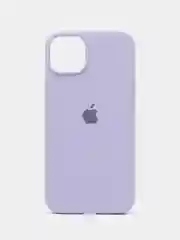 Лавандовый чехол силиконовый Silicone Case iPhone 14 / 14 Plus / 14 Pro / 14 Pro Max, закрытый низ