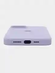 Лавандовый чехол силиконовый Silicone Case iPhone 14 / 14 Plus / 14 Pro / 14 Pro Max, закрытый низ