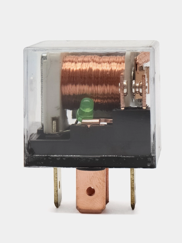 Реле УНИВЕРСАЛЬНОЕ  12v 40А прозрачный 5-контактный