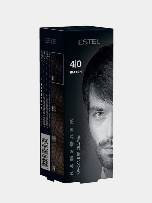 Краска-камуфляж для седины ESTEL ALPHA "Шатен", 4/0