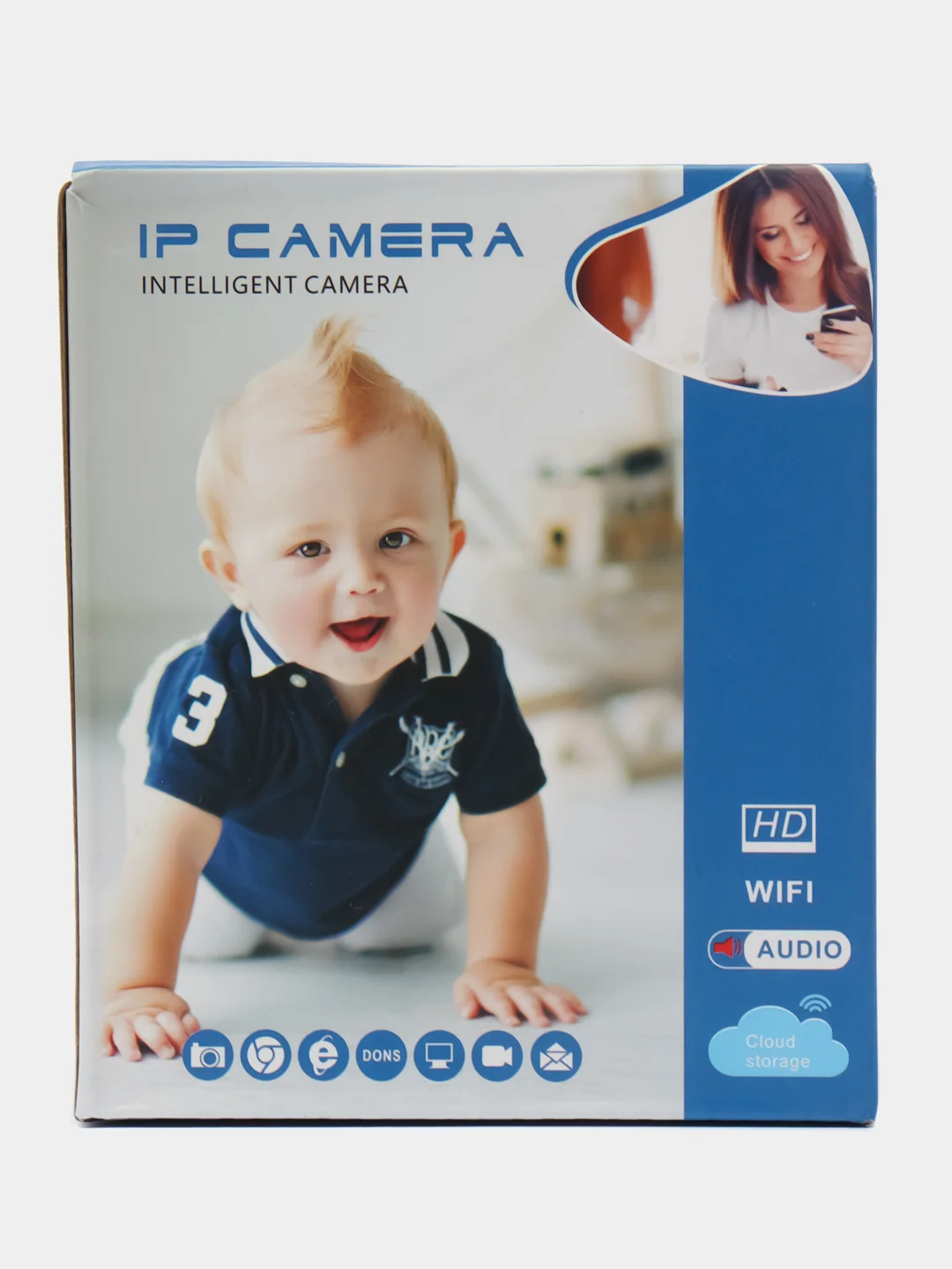 Умная камера видеонаблюдения, видеоняня, радионяня, IP с Wi-Fi