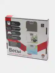 Белый весы напольные механические, до 130 кг, металл