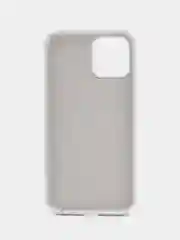 Белый чехол силиконовый Silicone Case iPhone 12 / iPhone 12 Pro, закрытый низ