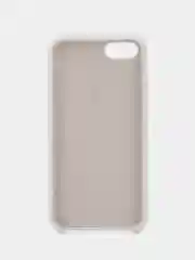 Белый чехол силиконовый Silicone Case iPhone 7/ iPhone 8/ iPhone SE2020, открытый низ