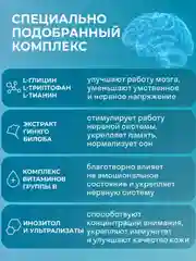 БАД к пище LeafToGo СмартУм, для улучшения памяти и работы мозга, 90 капсул