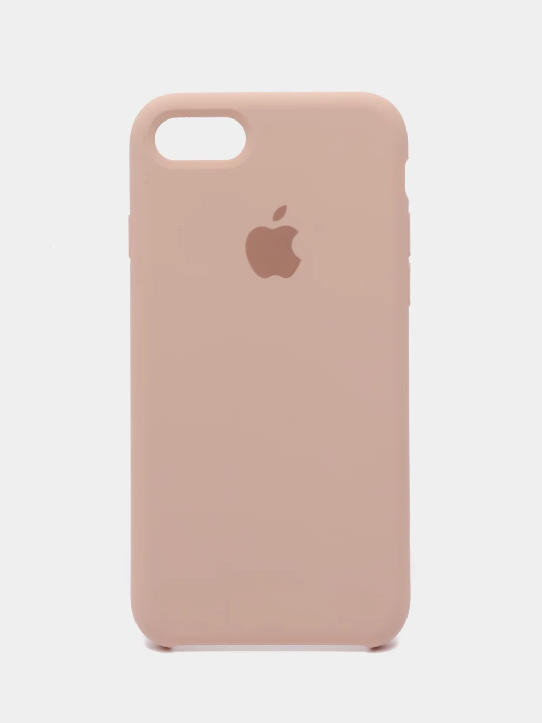 Песочный хаки чехол силиконовый Silicone Case iPhone 7/ iPhone 8/ iPhone SE2020, открытый низ